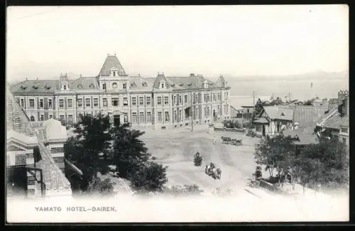 AK Dairen, Yamato Hotel, Bird`s Eye View