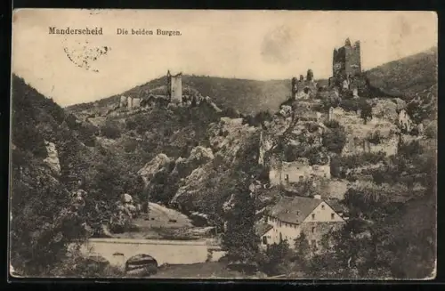 AK Manderscheid, Die beiden Burgen