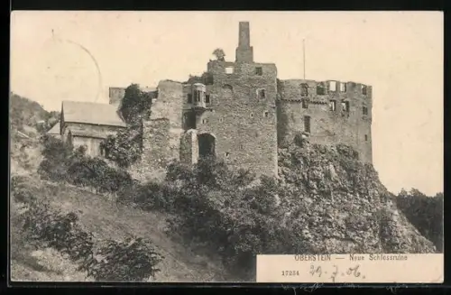 AK Oberstein, Neue Schlossruine