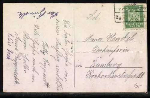 AK Maintal, Panorama mit Gedicht von V. v. Scheffel