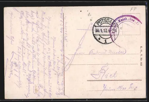 AK Potsdam, Kaiser Wilhelm Brücke