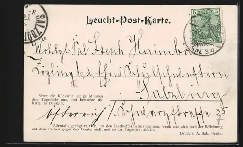 Mondschein-AK Dresden, Kgl. Schloss im Vollmondlicht