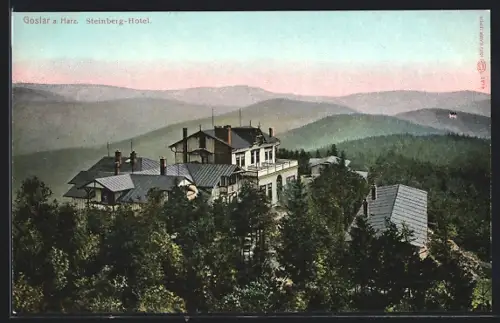 AK Goslar a. Harz, Steinberg-Hotel