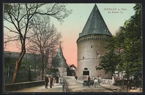 AK Goslar a. Harz, Am Breiten Tor