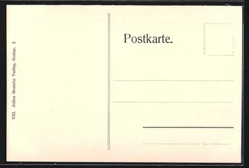 AK Wilsnack, Gemälde im Kaiserhaus, Karl d. Grosse zerstört die Irminsäule