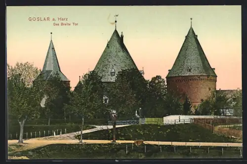 AK Goslar a. Harz, Das Breite Tor
