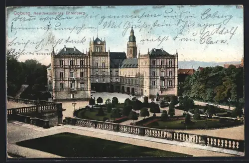 AK Coburg, Residenzschloss Ehrenburg
