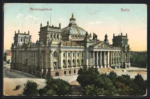 AK Berlin-Tiergarten, Reichstagsgebäude