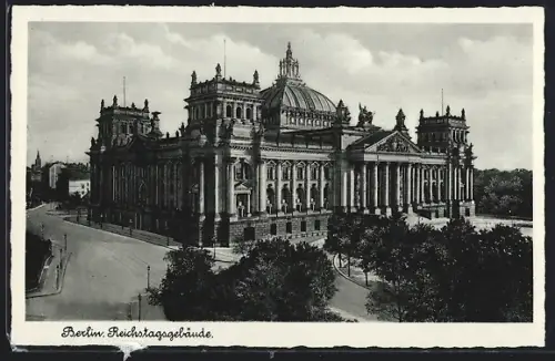 AK Berlin-Tiergarten, Reichstagsgebäude