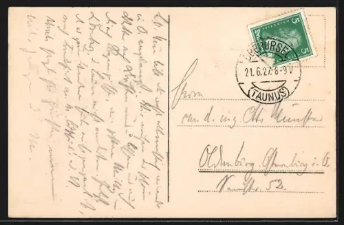 AK Bad Homburg v.d. Höhe, Schloss-Partie