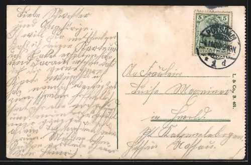 AK Potsdam, Panorama vom Brauhausberg