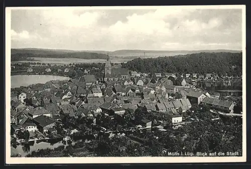 AK Mölln i. Lbg., Blick auf die Stadt