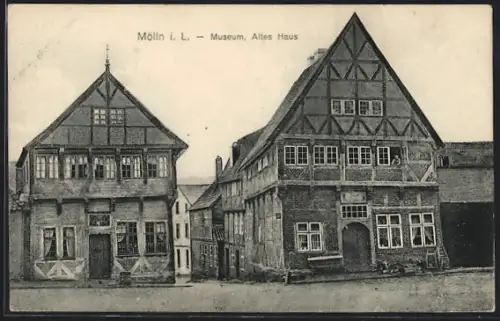 AK Mölln i. L., Museum, Altes Haus