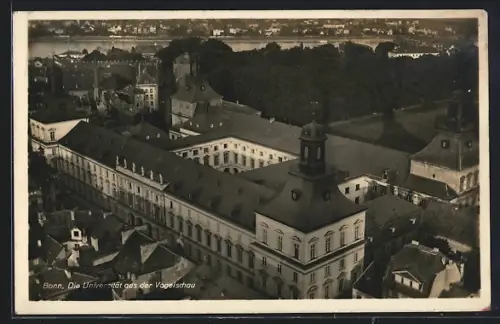 AK Bonn, Universität aus der Vogelschau