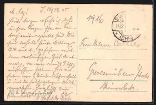 AK Saarbrücken, Partie aus der Luisenanlage