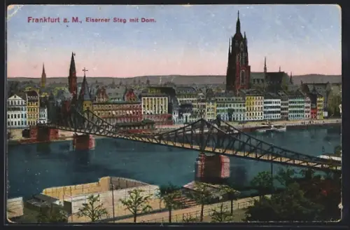 AK Alt-Frankfurt, Eiserner Steg, Dom
