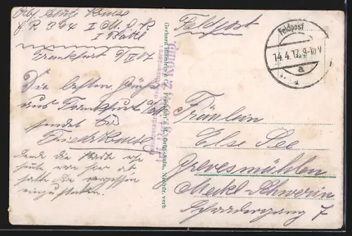 AK Alt-Frankfurt, Eiserner Steg, Dom