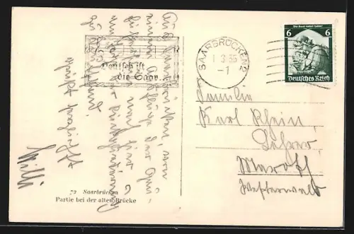 AK Saarbrücken, Partie bei der alten Brücke