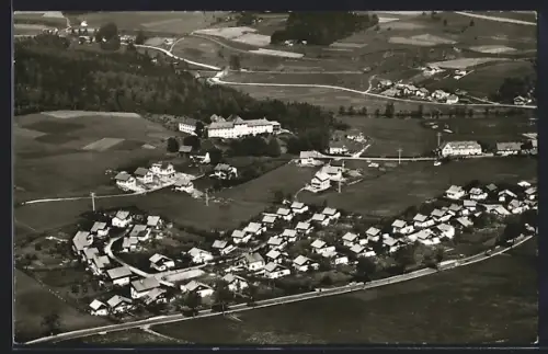 AK Zwiesel /Bayr. Wald, Krankenhaus, Luftaufnahme