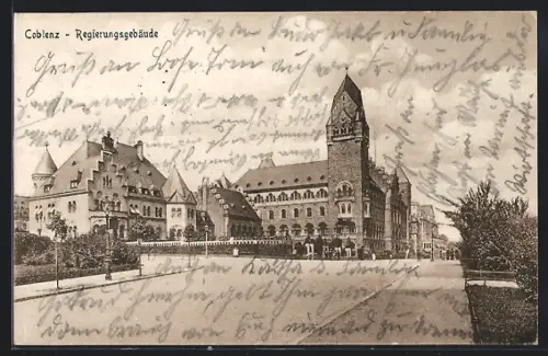 AK Koblenz, Regierungsgebäude