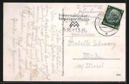 AK Koblenz a. Rh., Deutsches Eck, Das Weindorf, Ehrenbreitstein, Frau mit Weinglas