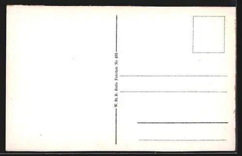 AK Potsdam, Stadtschloss mit Karpfenteich