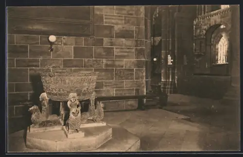 AK Bremen, Dom, Taufbecken