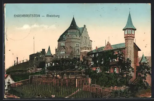 AK Ehrenbreitstein, Rheinburg