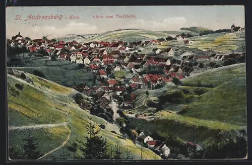 AK St. Andreasberg i. Harz, Blick vom Treibholz