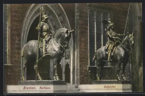 AK Bremen, Rathaus, Ostportal