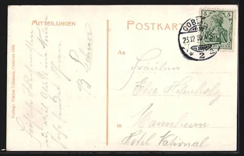 AK Coblenz a. Rh., Stadtansicht mit Rhein und Brücken