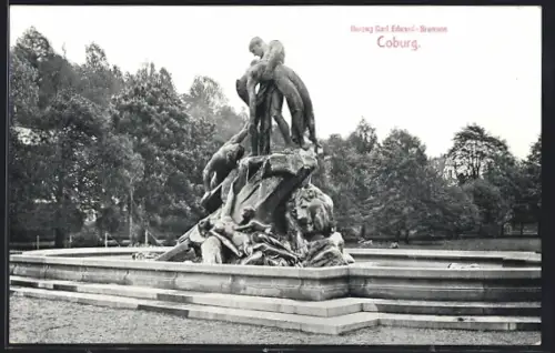 AK Coburg, Herzog Carl Eduard-Brunnen