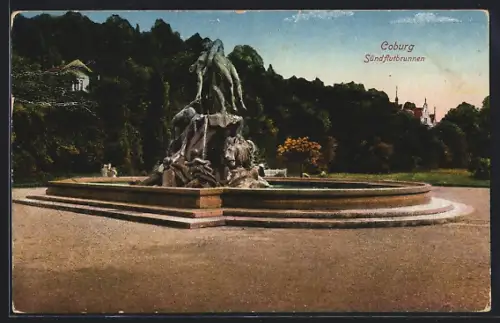 AK Coburg, Sündflutbrunnen