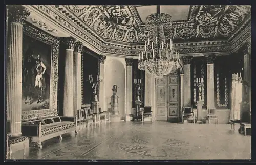 AK Coburg, Schloss Ehrenburg, Roter Saal