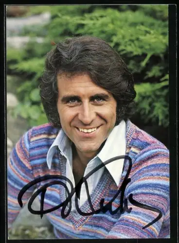 AK Musiker Peter Rubin, Porträt, Autograph