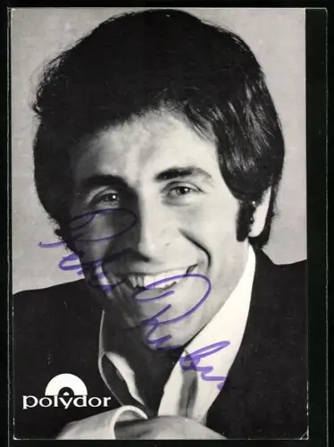 AK Musiker Peter Rubin im Portrait, Autograph