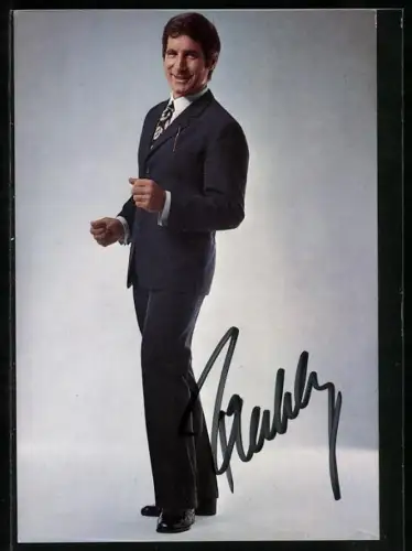 AK Musiker Freddy im Anzug, Autograph