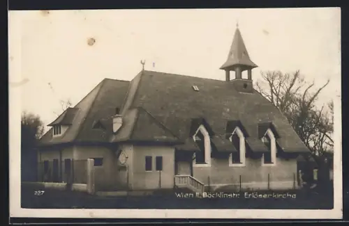 AK Wien, Erlöserkirche in der Böcklinstrasse