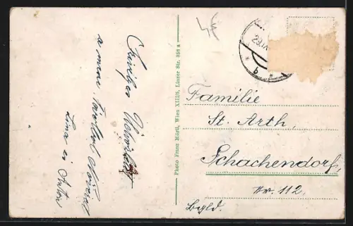 AK Hoheneich /N.-Oe., Ortsansicht mit Kirche