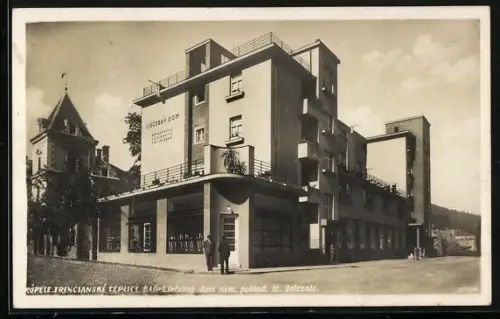 AK Kúpele Trencianské Teplice Bad, Liecebny dom nem. poklad. st. zeleznic