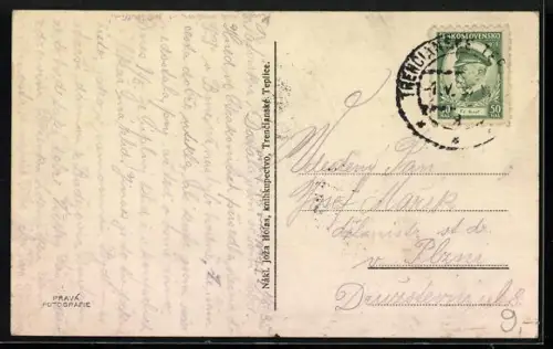 AK Kúpele Trencianské Teplice Bad, Liecebny dom nem. poklad. st. zeleznic