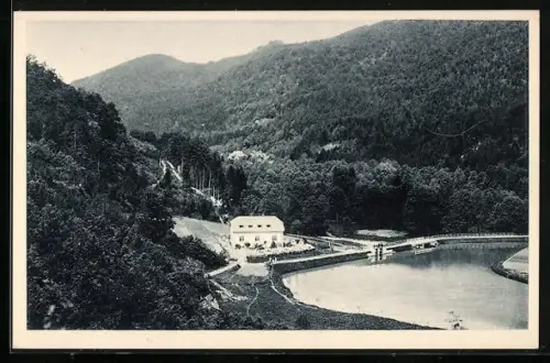 AK Teplice, Blick auf die Talsperre