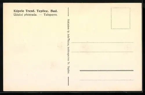 AK Teplice, Blick auf die Talsperre