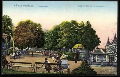 AK Kupele Piestany, Promenada