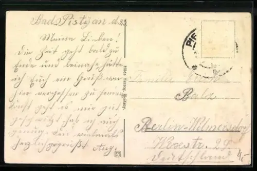 AK Bad Piestany, Strand