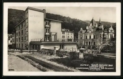 AK Trenc. Teplice, Bad, Villa Reim