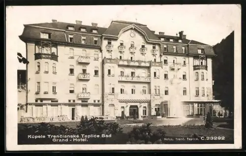 AK Trencianské Teplice, Bad, Grand-Hotel