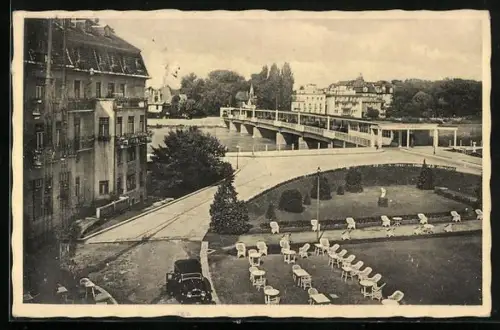 AK Bad Pistyan, Neue Brückenkolonnade