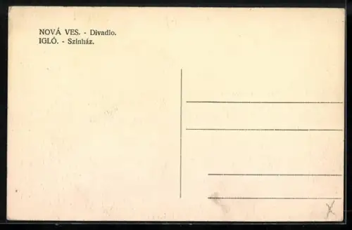AK Igló, Szinház