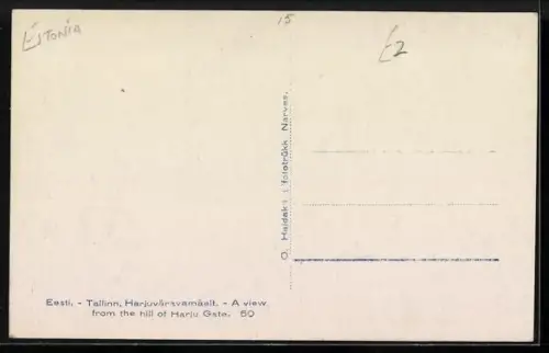 AK Tallinn, A view from the hill of Harju Gate